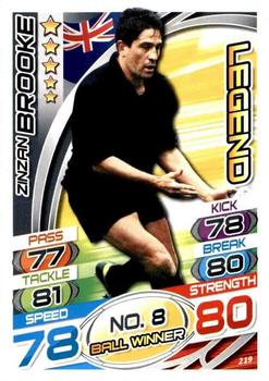 2015 Topps Rugby Attax #219 Zinzan Brooke Front